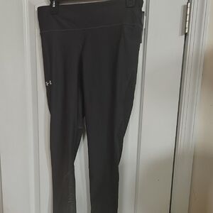 Under Armour Large  Charcoal Performance Leggings Nwt